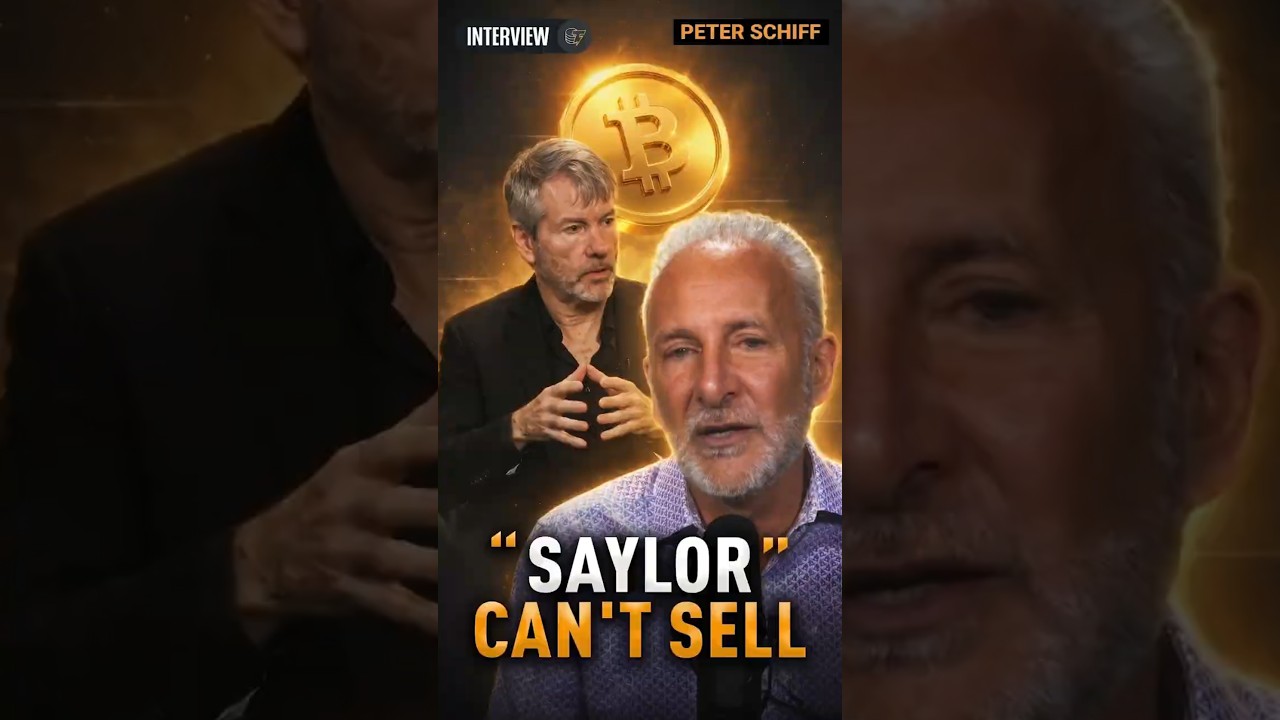 Peter Schiff Warns Saylor’s Bitcoin Play Could Collapse