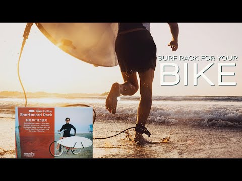 How to install shortboard surf rack to your bike #surfrack #bikeaccesories