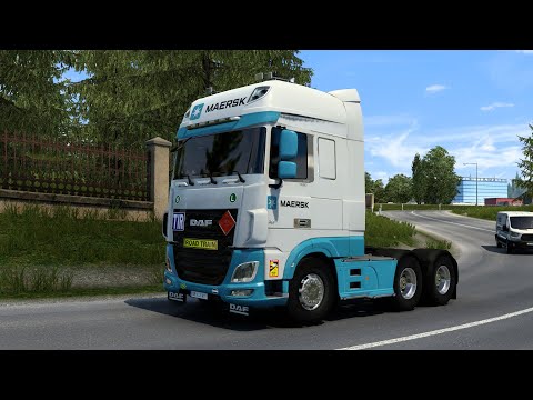 SKIN MAERSK DAF XF BY RODONITCHO MODS 1.0 1.40 1.48