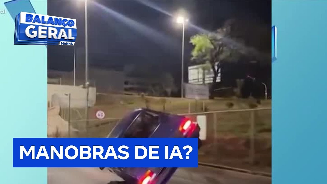 Influenciador alega que manobras foram criadas por inteligência artificial mas é multado no DF
