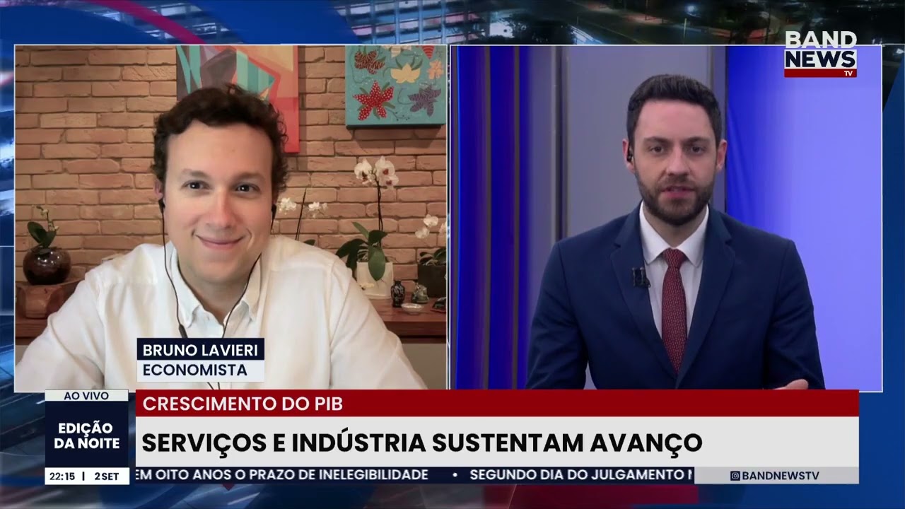 PIB registra aumento de 04 no 2º trimestre de 2025 | BandNews TV
