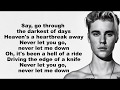 Mp3 تحميل Let Me Love You Lyrics Justin Bieber أغنية تحميل موسيقى