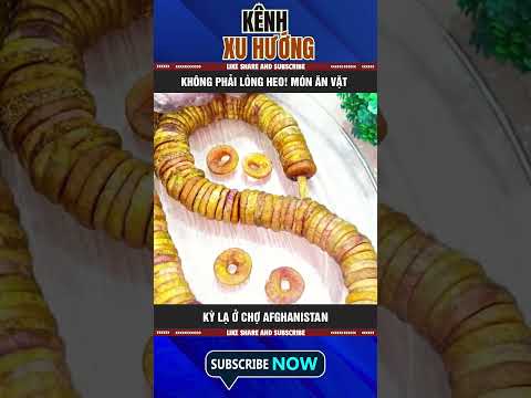 KHÔNG PHẢI LÒNG HEO! MÓN ĂN VẶT KỲ LẠ Ở CHỢ AFGHANISTAN