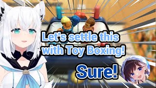 When Fubuki Dares to Challenge Sora to a Toy Boxing Match!!! Clubhouse