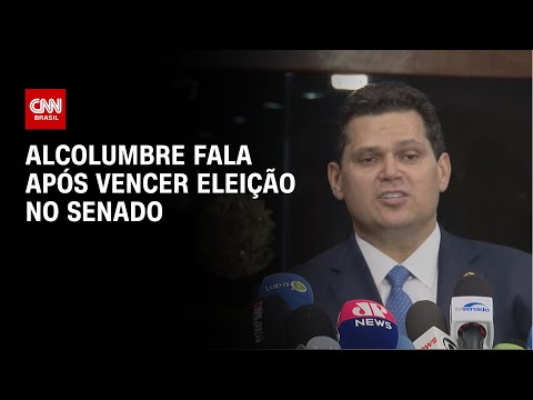 Alcolumbre fala após vencer eleição no Senado | ELEIÇÕES NO CONGRESSO