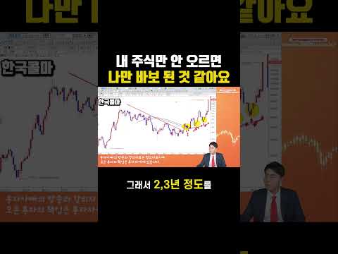 내 주식만 안 오르면.. 나만 바보 된 것 같아요