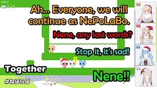 Nene Request To Polka, Lamy and Botan After Get Stuck and Can't Escape