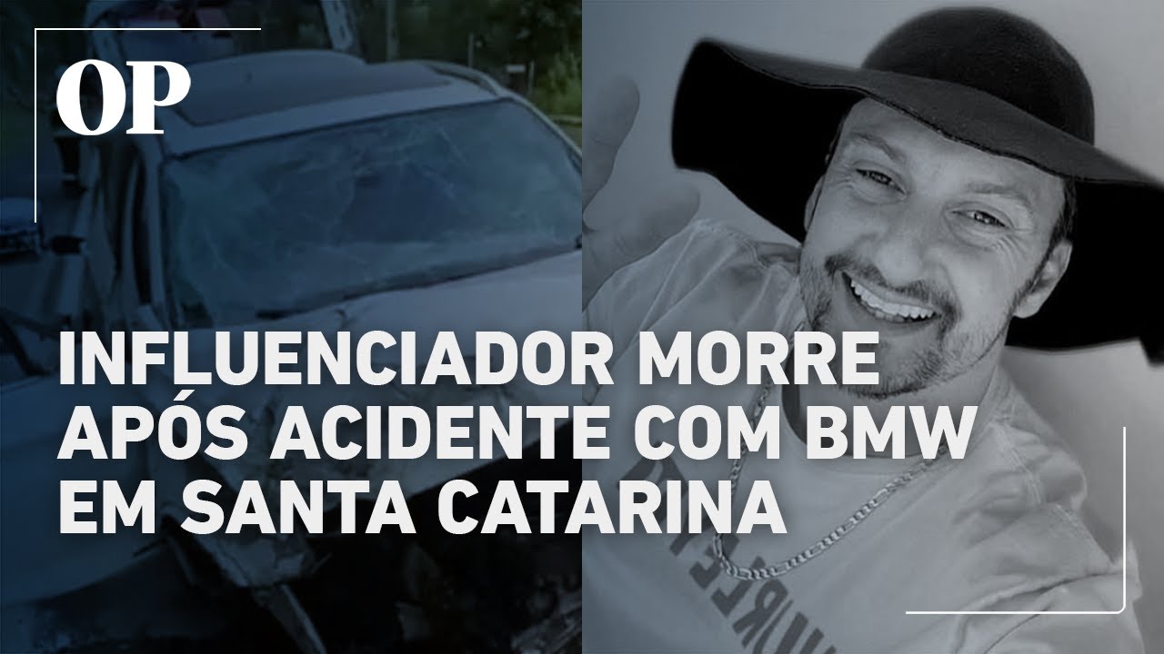 Saiba quem é o influenciador que morreu após capotar BMW em rodovia de Santa Catarina