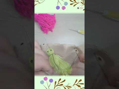 Easy Yarn Witch Craft 🎃 Fun Halloween DIY for Kids!