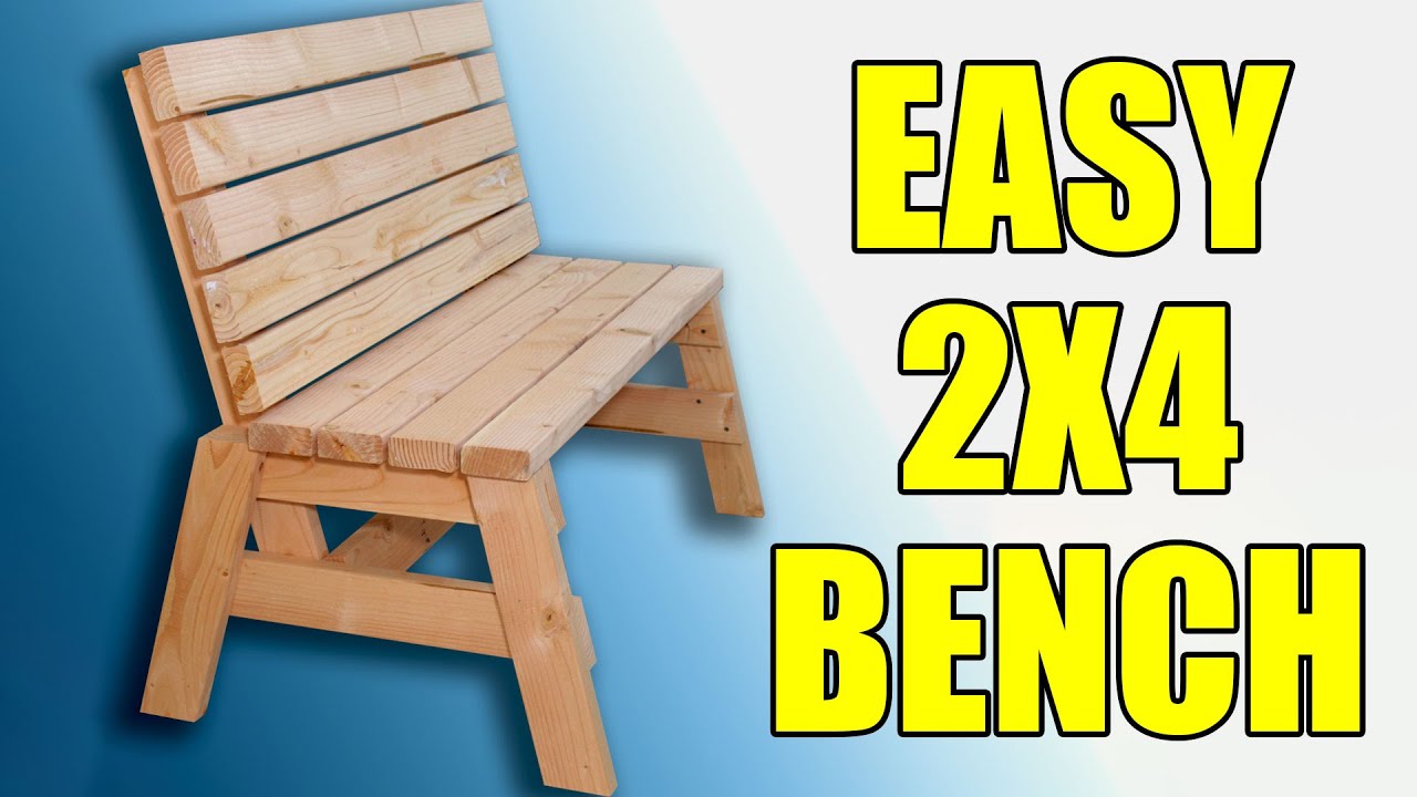 build and sell this easy 2x4 garden bench - 104 - youtube
