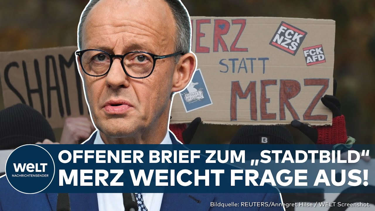 DEUTSCHLAND: Offener Brief zur "Stadtbild"-Debatte! Merz reagiert vorerst nicht auf Forderungen
