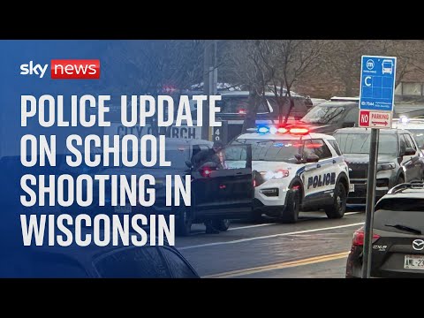 Wisconsin police give update after school shooting on Monday