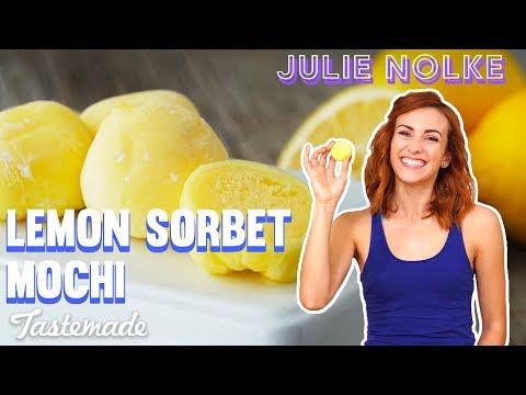Lemon Sorbet Mochi | 5 Second Rule with Julie
