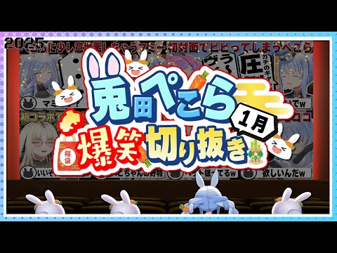 【2025年1月】ぺこらマミーの登場やホロメンコラボなど！兎田ぺこら爆笑切り抜き1月まとめ！！【ホロライブ/兎田ぺこら/切り抜き】