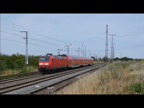 4K | DB Regio 146 011 komt met Dosto's door Großkorbetha als RE 18 naar Jena-Göschwitz!