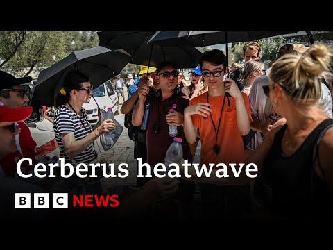Southern Europe gripped by Cerberus heatwave with record temperatures - BBC News
