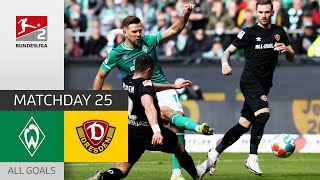 Bremen back on top! | SV Werder Bremen — Dynamo Dresden 2-1 | Highlights | Matchday 25 -Bundesliga 2