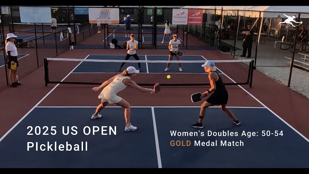 Women's Doubles Age: 50-54 - Gold Medal Match - US OPEN Pickleball Tournament 2025