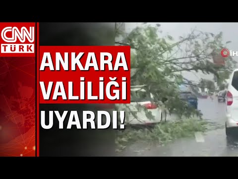Ankara'da bugün rüzgar, fırtına uyarısı!