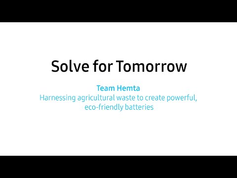 Team Hemta’s Eco-Friendly Batteries | Solve for Tomorrow 2024 | Samsung