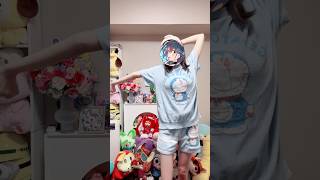 一日パジャマ生活女の最近のラジオ体操🌞 #まんじちゃん ＃踊ってみた #shorts