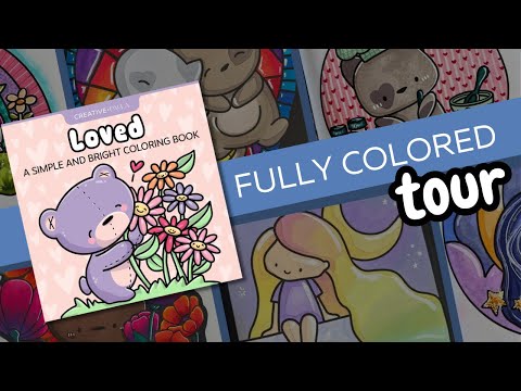 I Finished Coloring My Own Book! 
