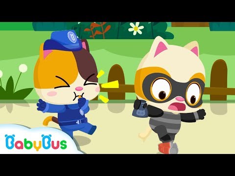 경찰 출동!|고양이 안전송|생활습관 교육|소방차 동요|색깔놀이|베이비버스 인기동요|BabyBus