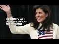 Nikki Haley will suspend her campaign and leave Donald Trump as the last major Republican candidate  - 01:51 min - News - Video