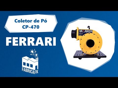 Coletor de Pó Para Marcenaria 550W 80L CP-470 Ferrari 220 V - Vídeo explicativo