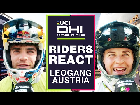 SEMI FINALS | Riders Reactions | Leogang UCI Downhill World Cup