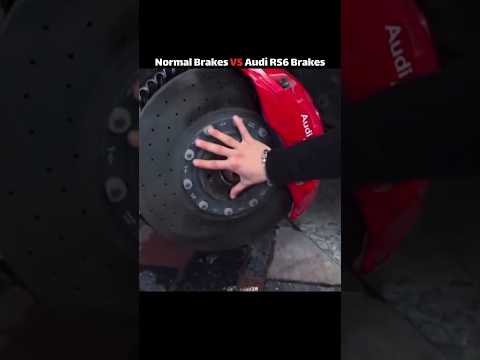 Normal Brakes VS <strong>Audi</strong> RS6 Brakes