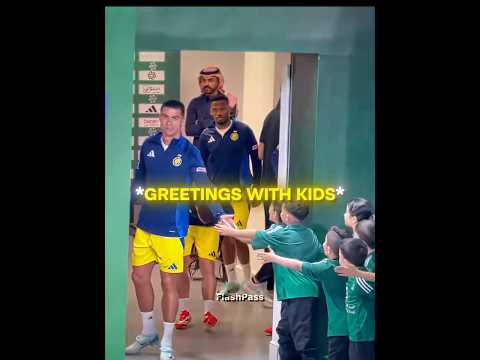 Kids Made Ronaldo Feel Proud😏