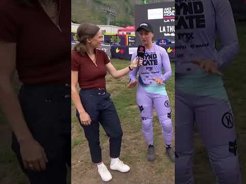 Flow state 🧘‍♀️ Nina Hoffmann shares what it felt like to win the Women’s Downhill in La Thuile! 🔥