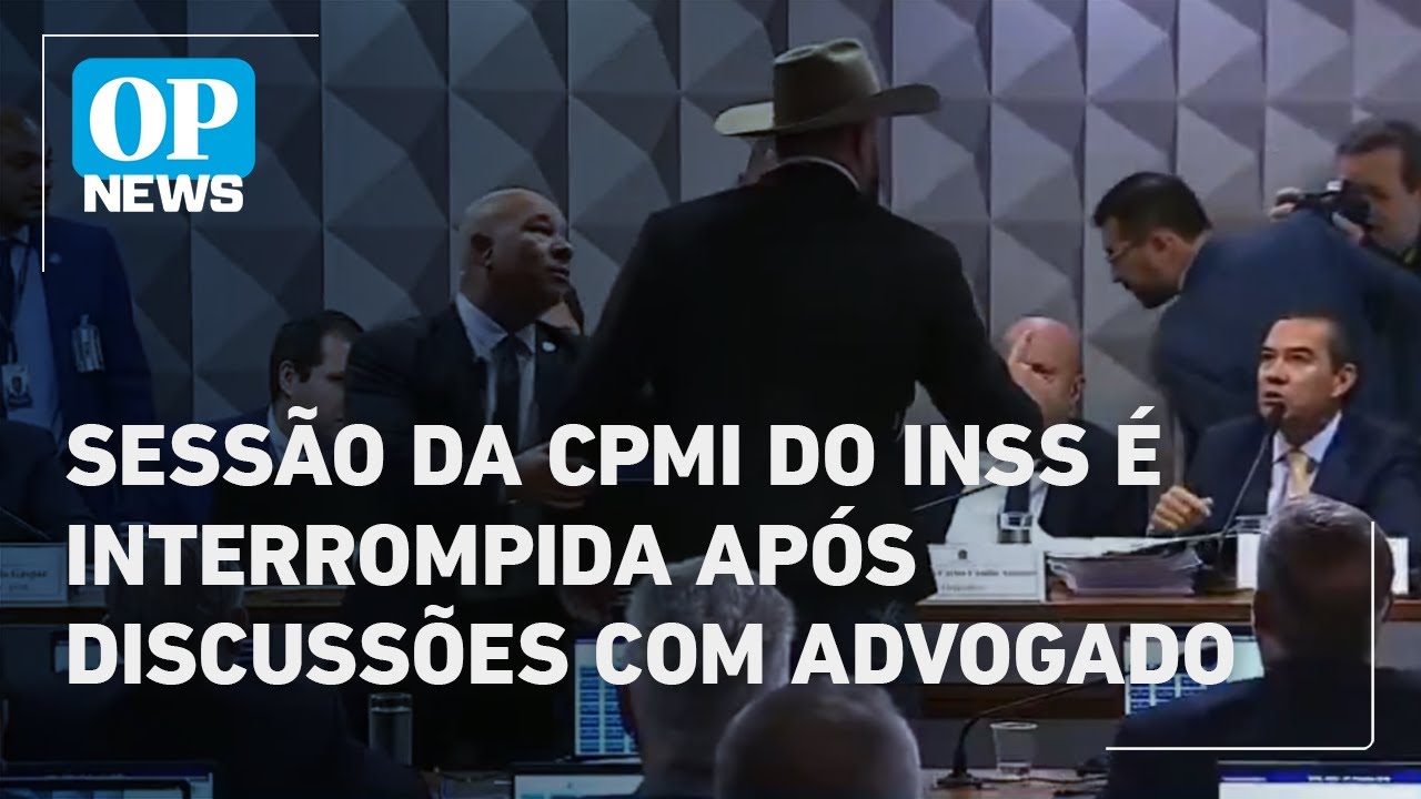 Confusão na CPMI do INSS: Sessão é interrompida após bate-boca de relator com advogado