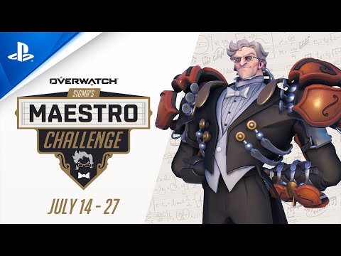Overwatch - Release Date Announcement: Sigma's Maestro Challenge | PS4