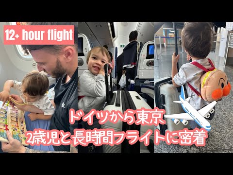 犬の動画サムネイル - 【2歳児と長時間フライト】ドイツから東京までの長旅に密着 | 2歳児との過ごし方 | 12+ Hour Flight with Toddler | Germany to Tokyo