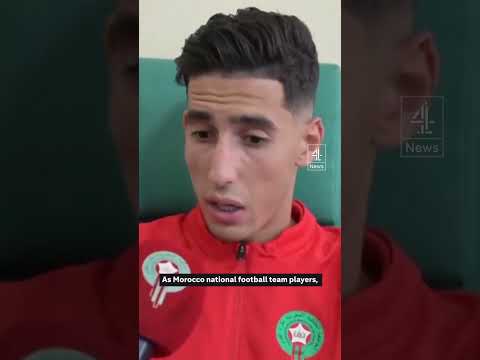 Moroccan national football team donate blood after earthquake