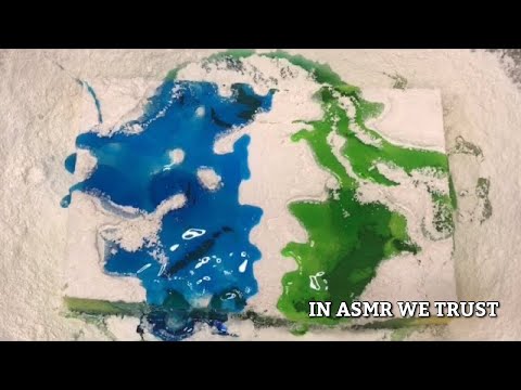 Ajax Powder and Salvo Dish Soap | ASMR Sponge Squeezing | Cleaning Paste