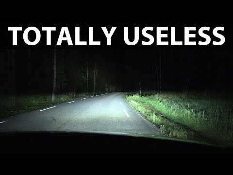 Hyundai Ioniq 28 kWh headlights test