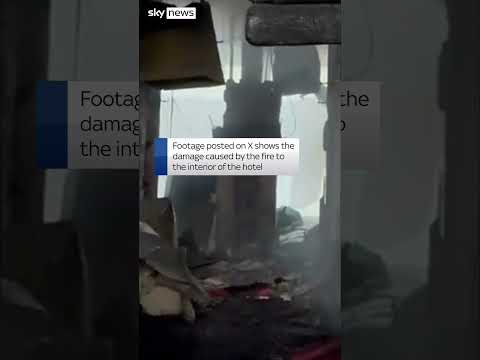 Inside the Turkish ski resort destroyed by a fire