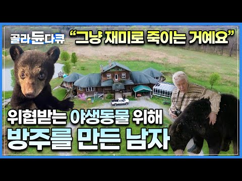 “그냥 죽여요. 미국인들은 죽이는 걸 좋아해요“ 이유 없이 인간에게 죽임 당하는 야생동물들을 위해 남자가 만든 천혜의 방주|인간과 야수는 공존할 수 없을까?|다큐프라임|#골라듄다큐