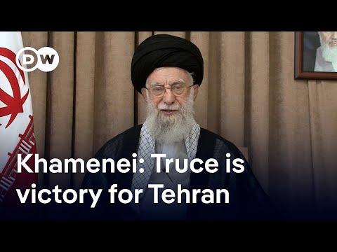 Khamenei sends out recorded statement, Iranians speculate on whereabouts | DW News
