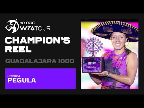 Best points from Guadalajara champion Jessica Pegula's BIGGEST title of her career! 🇲🇽