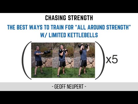 One of the best ways to train for “all around strength” w limited kettlebells