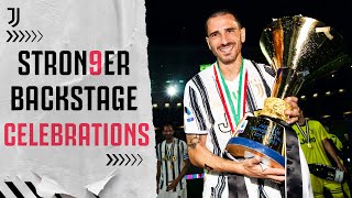 BACKSTAGE CELEBRATIONS | Behind-The-Scenes Of Juventus Title Win! | #STRON9ER