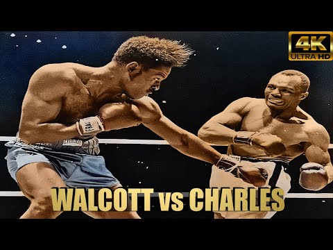 Jersey Joe Walcott vs Ezzard Charles | BRUTAL KNOCKOUT Boxing Fight | 4K Ultra HD