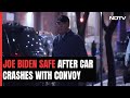 Joe Biden Whisked Away After Car Crashes Into His Security Convoy