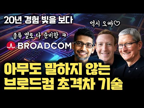 [브로드컴 1부]  아무도 말하지 않는 핵심 기술! 애플, 구글, 메타 자체 AI 칩 설계에 꼭 필요한 SerDes | PCIe, Ethernet Switch 저전력 네트워킹 설계