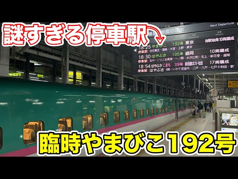 【停車駅が謎すぎる⁉︎】臨時やまびこ192号に乗ってみた