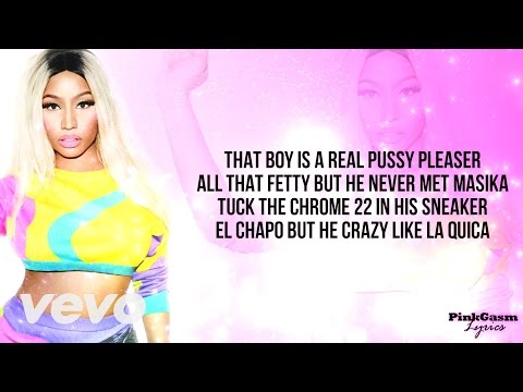 Nicki Minaj - Black Barbies (Lyric Video) Black Beatles Remix HD